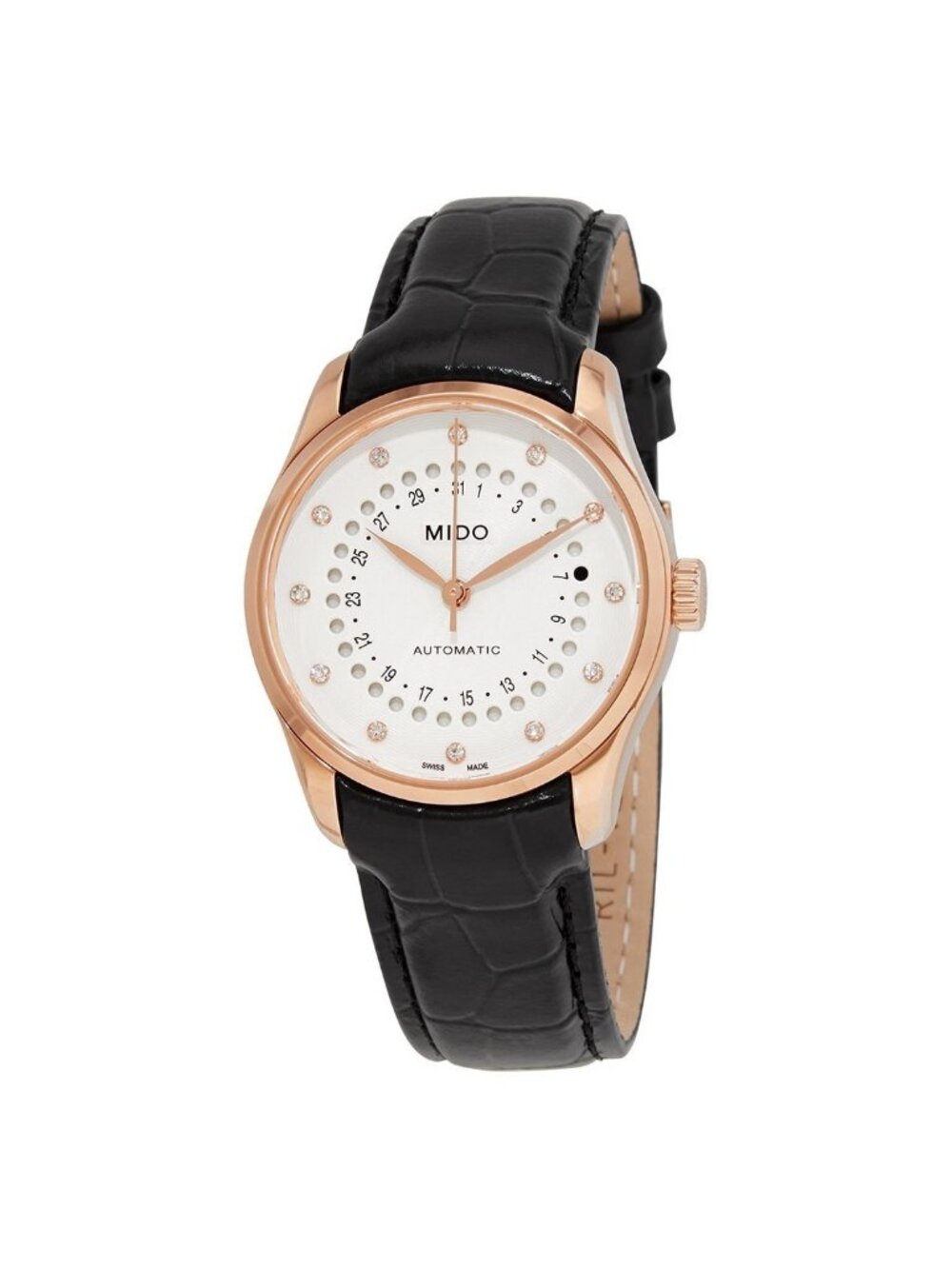 NWT Mido Automatic Diamond White Dial Ladies Watch
